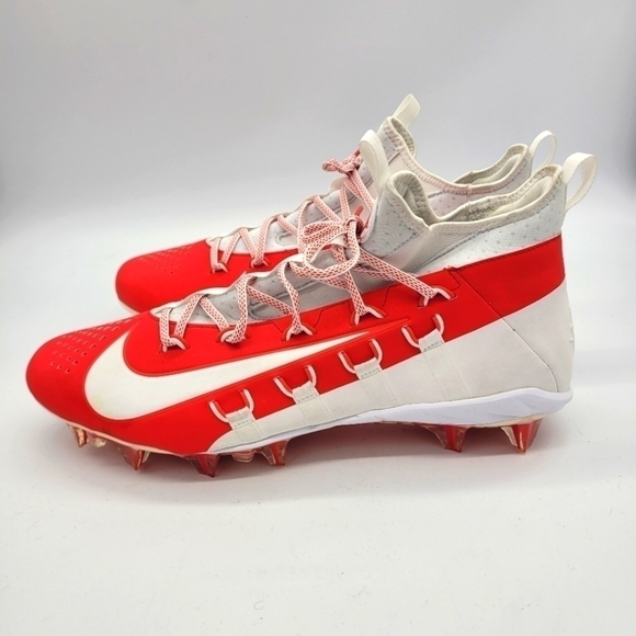 Nike Shoes Men's 16 Alpha Huarache 6 Elite Lax 880409-106 Red Lacrosse Cleats - Picture 1 of 10